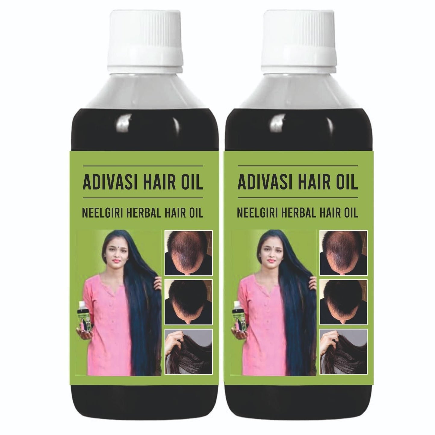 Original Hakki Pikki Adivasi Neelgiri Herbal Hair Oil 125ML (Pack of 2)